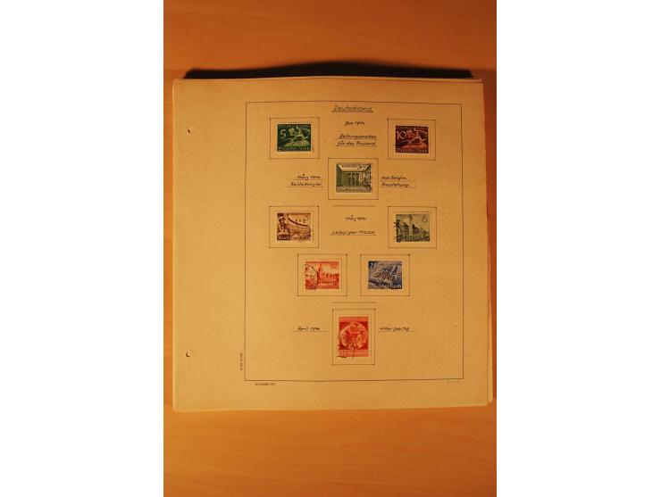 1933/45, ungebrauchte und gestempelte Sammlung mit besseren Ausgaben, dazu etwas Besetzung II und Danzig