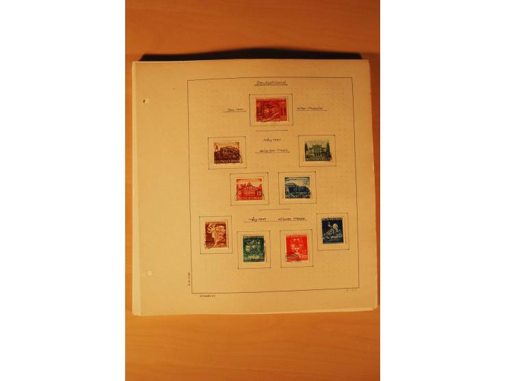 1933/45, ungebrauchte und gestempelte Sammlung mit besseren Ausgaben, dazu etwas Besetzung II und Danzig