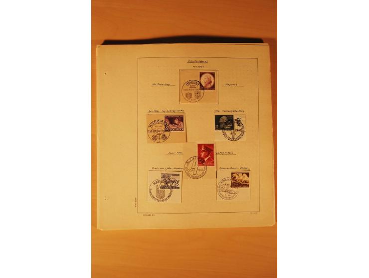1933/45, ungebrauchte und gestempelte Sammlung mit besseren Ausgaben, dazu etwas Besetzung II und Danzig