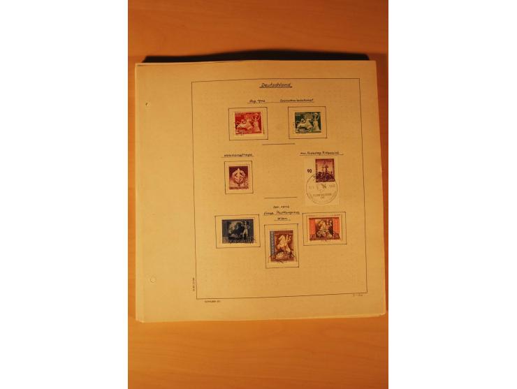 1933/45, ungebrauchte und gestempelte Sammlung mit besseren Ausgaben, dazu etwas Besetzung II und Danzig