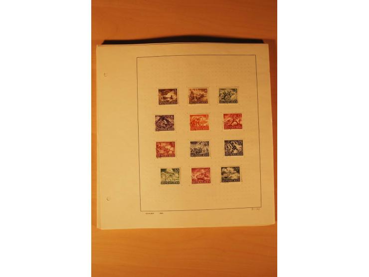 1933/45, ungebrauchte und gestempelte Sammlung mit besseren Ausgaben, dazu etwas Besetzung II und Danzig