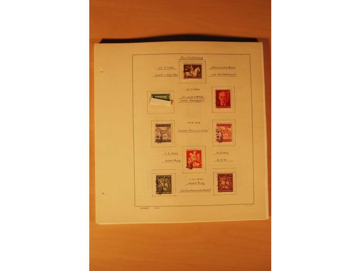 1933/45, ungebrauchte und gestempelte Sammlung mit besseren Ausgaben, dazu etwas Besetzung II und Danzig