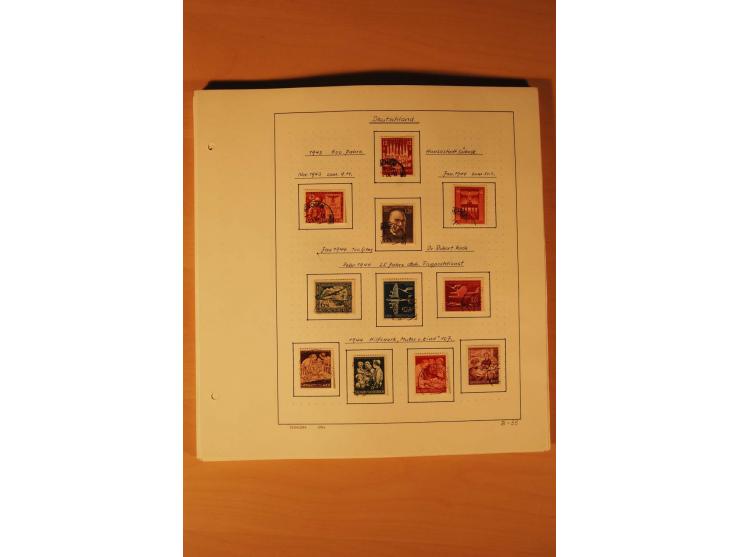 1933/45, ungebrauchte und gestempelte Sammlung mit besseren Ausgaben, dazu etwas Besetzung II und Danzig