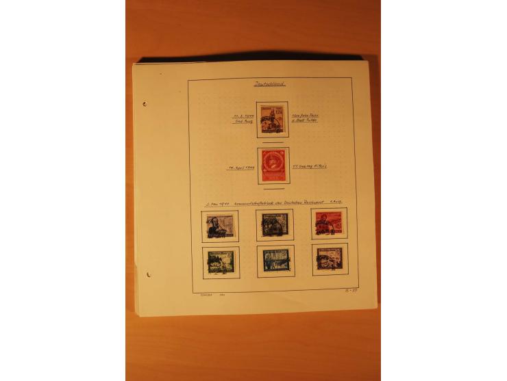 1933/45, ungebrauchte und gestempelte Sammlung mit besseren Ausgaben, dazu etwas Besetzung II und Danzig