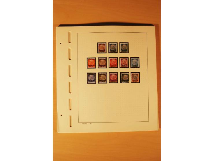1933/45, ungebrauchte und gestempelte Sammlung mit besseren Ausgaben, dazu etwas Besetzung II und Danzig