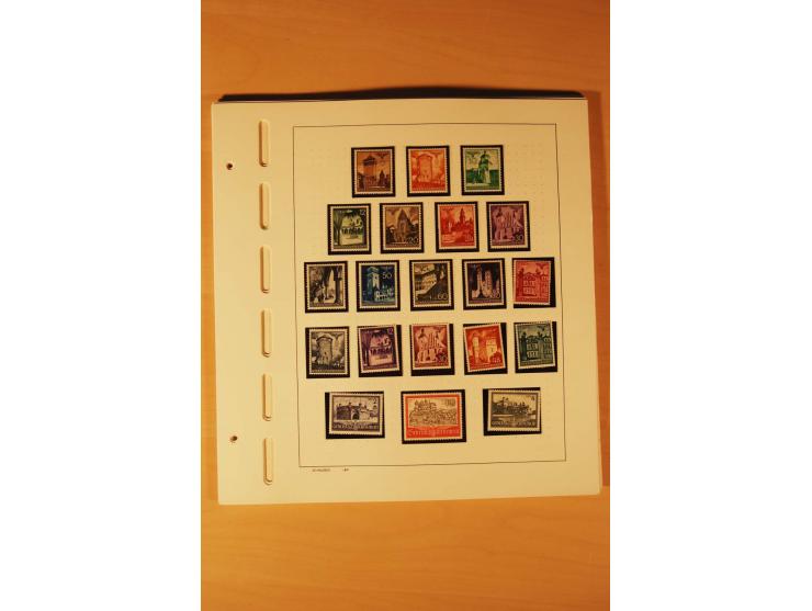 1933/45, ungebrauchte und gestempelte Sammlung mit besseren Ausgaben, dazu etwas Besetzung II und Danzig