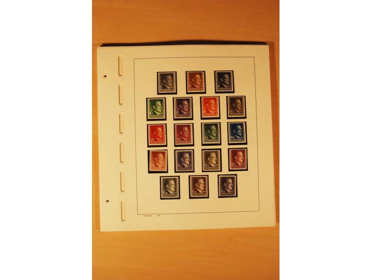 1933/45, ungebrauchte und gestempelte Sammlung mit besseren Ausgaben, dazu etwas Besetzung II und Danzig
