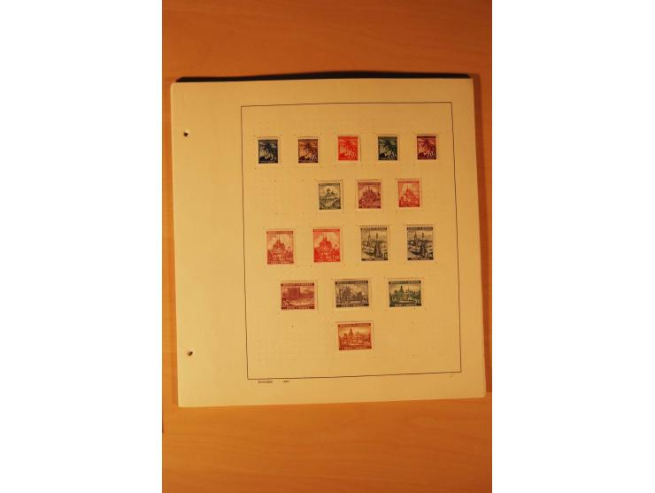 1933/45, ungebrauchte und gestempelte Sammlung mit besseren Ausgaben, dazu etwas Besetzung II und Danzig