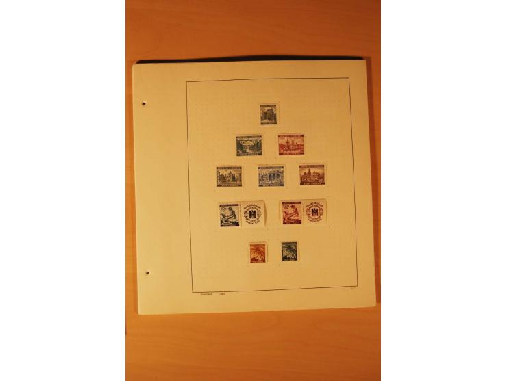 1933/45, ungebrauchte und gestempelte Sammlung mit besseren Ausgaben, dazu etwas Besetzung II und Danzig
