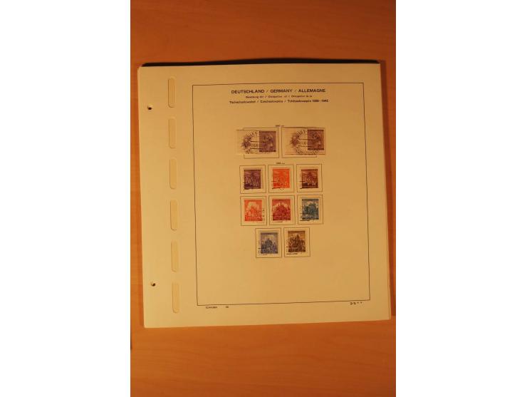 1933/45, ungebrauchte und gestempelte Sammlung mit besseren Ausgaben, dazu etwas Besetzung II und Danzig