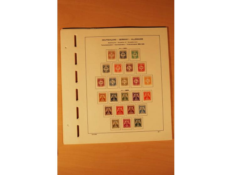 1933/45, ungebrauchte und gestempelte Sammlung mit besseren Ausgaben, dazu etwas Besetzung II und Danzig