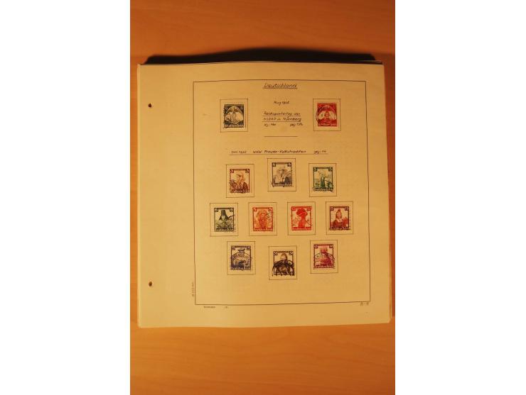 1933/45, ungebrauchte und gestempelte Sammlung mit besseren Ausgaben, dazu etwas Besetzung II und Danzig