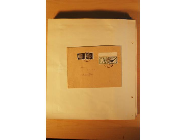 1936, Olympische Spiele, interessante Brief-Sammlung mit vielen R-Briefen mit Sonder-R-Zettel und SSt. inkl. Garmisch-Partenk