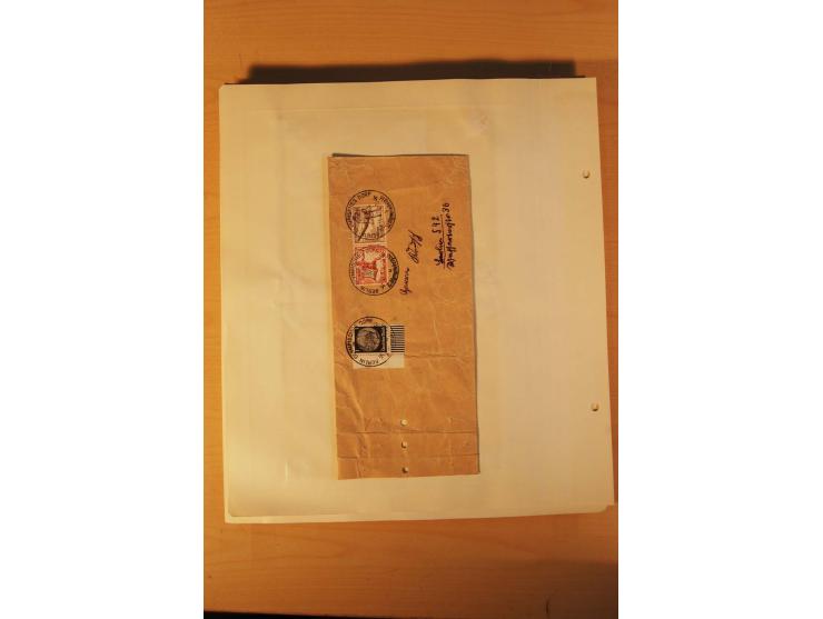 1936, Olympische Spiele, interessante Brief-Sammlung mit vielen R-Briefen mit Sonder-R-Zettel und SSt. inkl. Garmisch-Partenk