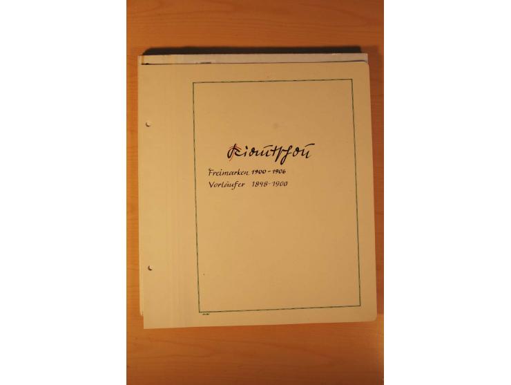 China - Togo, Sammlung der Vorläufer, dabei viele bessere Stücke, Briefstücke etc., nahezu alle signiert mit 5 Befunden und A