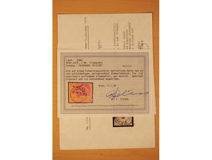 China - Togo, Sammlung der Vorläufer, dabei viele bessere Stücke, Briefstücke etc., nahezu alle signiert mit 5 Befunden und A