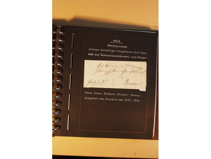 1766/1945, umfangreiche ungebrauchte/postfrische und gestempelte Sammlung mit Briefen und vielen besseren Werten, beginnend m
