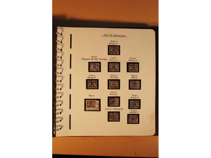 1766/1945, umfangreiche ungebrauchte/postfrische und gestempelte Sammlung mit Briefen und vielen besseren Werten, beginnend m