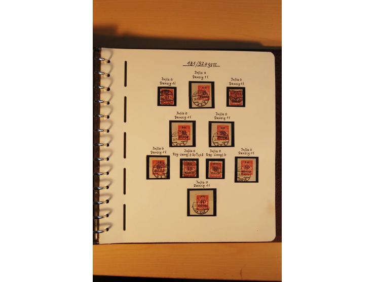 1766/1945, umfangreiche ungebrauchte/postfrische und gestempelte Sammlung mit Briefen und vielen besseren Werten, beginnend m