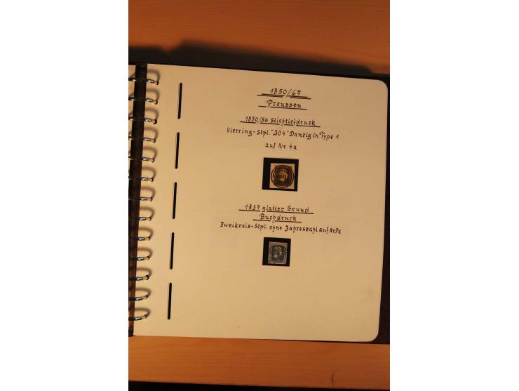 1766/1945, umfangreiche ungebrauchte/postfrische und gestempelte Sammlung mit Briefen und vielen besseren Werten, beginnend m