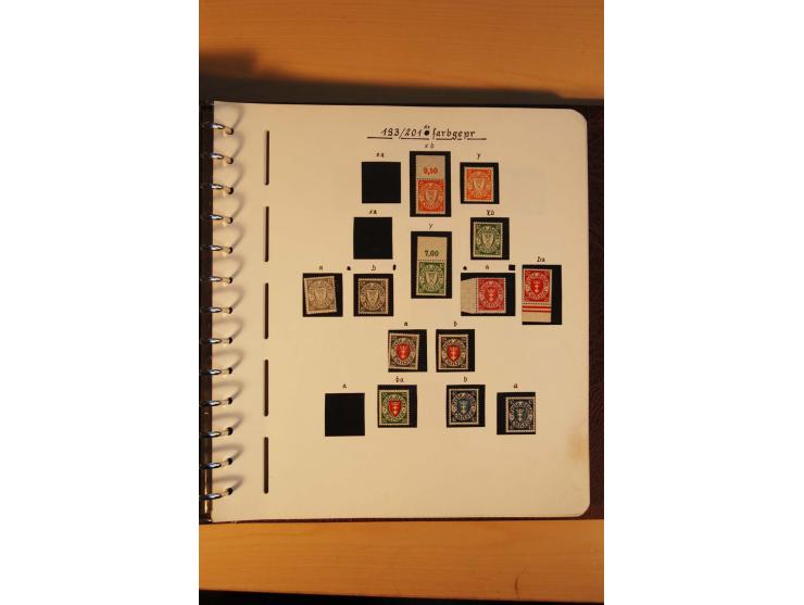 1766/1945, umfangreiche ungebrauchte/postfrische und gestempelte Sammlung mit Briefen und vielen besseren Werten, beginnend m