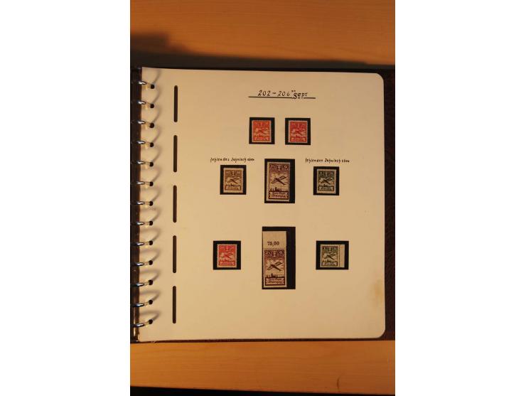 1766/1945, umfangreiche ungebrauchte/postfrische und gestempelte Sammlung mit Briefen und vielen besseren Werten, beginnend m