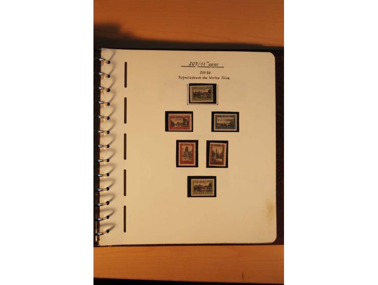 1766/1945, umfangreiche ungebrauchte/postfrische und gestempelte Sammlung mit Briefen und vielen besseren Werten, beginnend m