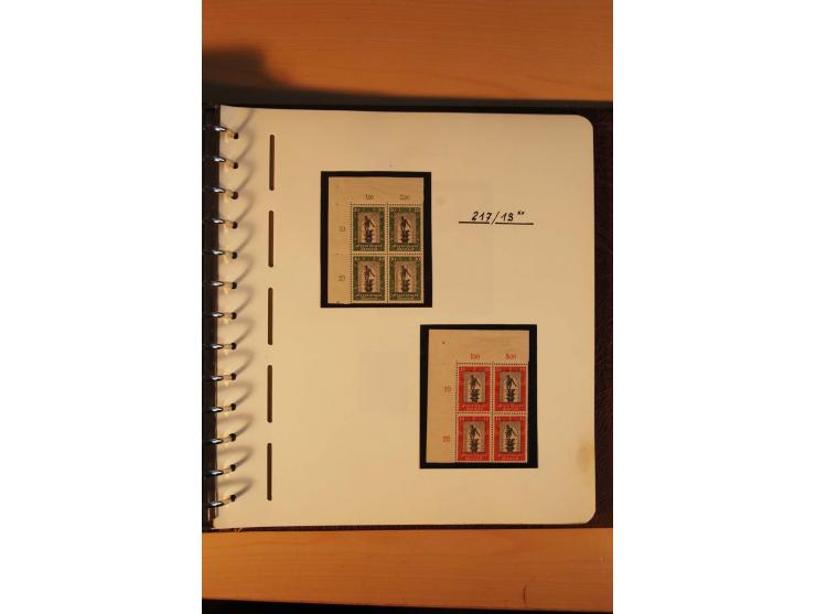 1766/1945, umfangreiche ungebrauchte/postfrische und gestempelte Sammlung mit Briefen und vielen besseren Werten, beginnend m