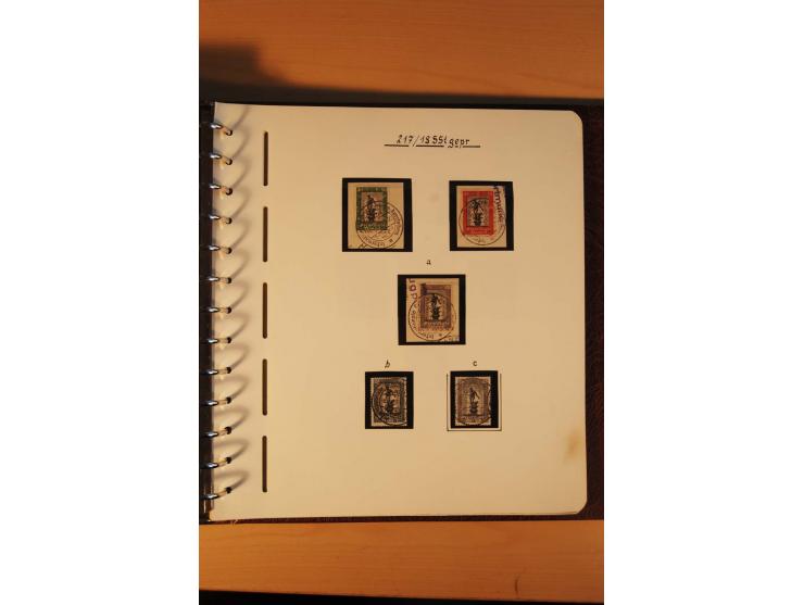 1766/1945, umfangreiche ungebrauchte/postfrische und gestempelte Sammlung mit Briefen und vielen besseren Werten, beginnend m