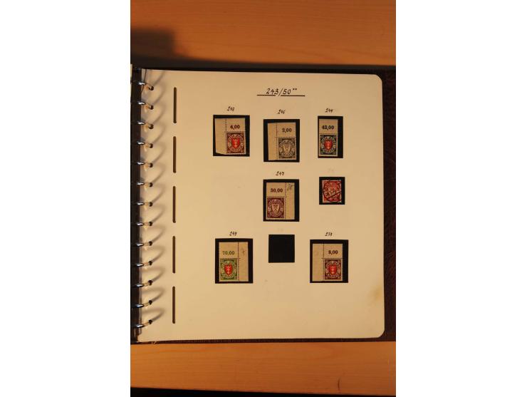 1766/1945, umfangreiche ungebrauchte/postfrische und gestempelte Sammlung mit Briefen und vielen besseren Werten, beginnend m