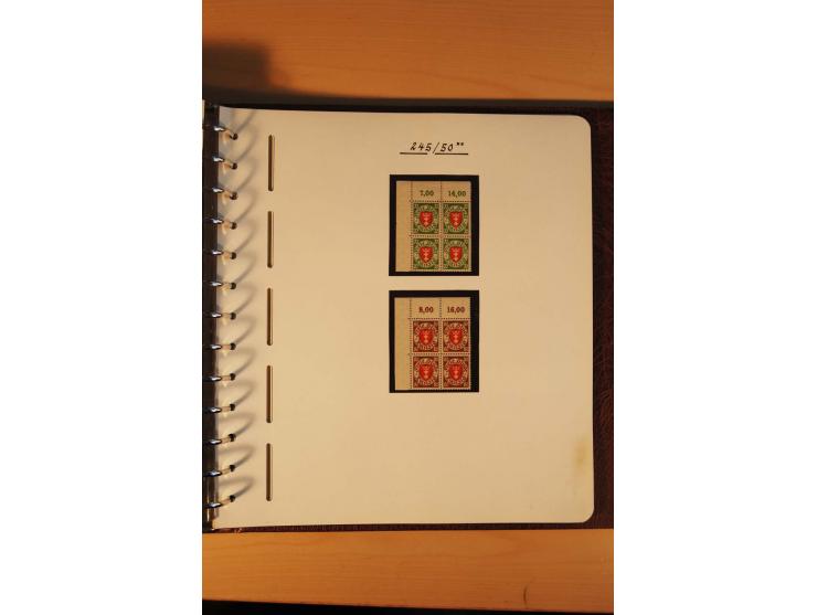 1766/1945, umfangreiche ungebrauchte/postfrische und gestempelte Sammlung mit Briefen und vielen besseren Werten, beginnend m