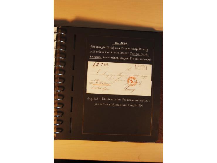 1766/1945, umfangreiche ungebrauchte/postfrische und gestempelte Sammlung mit Briefen und vielen besseren Werten, beginnend m
