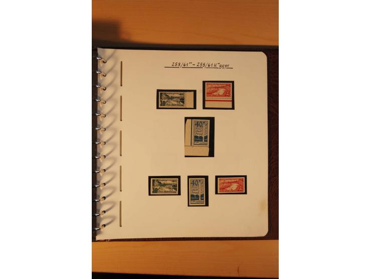 1766/1945, umfangreiche ungebrauchte/postfrische und gestempelte Sammlung mit Briefen und vielen besseren Werten, beginnend m