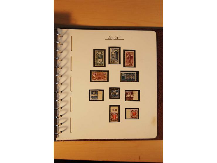 1766/1945, umfangreiche ungebrauchte/postfrische und gestempelte Sammlung mit Briefen und vielen besseren Werten, beginnend m