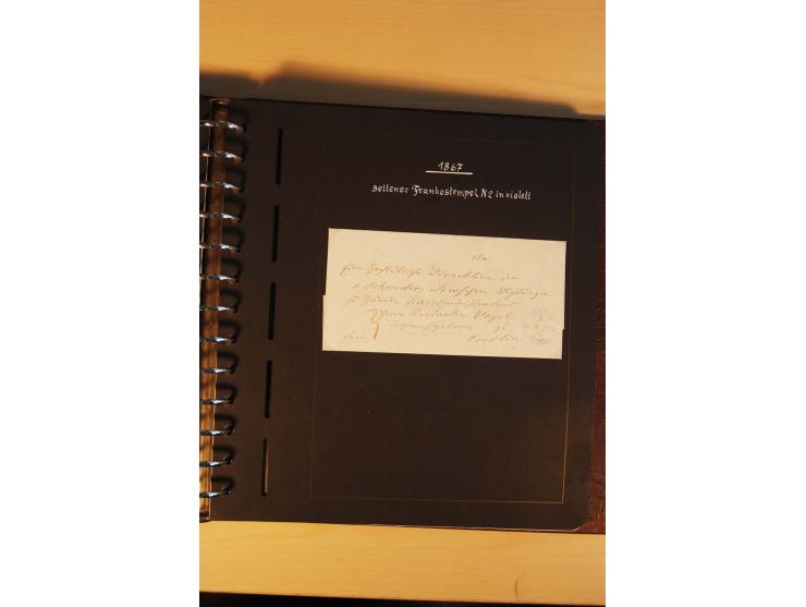 1766/1945, umfangreiche ungebrauchte/postfrische und gestempelte Sammlung mit Briefen und vielen besseren Werten, beginnend m