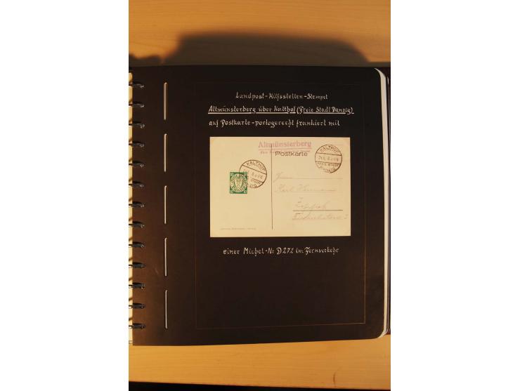 1766/1945, umfangreiche ungebrauchte/postfrische und gestempelte Sammlung mit Briefen und vielen besseren Werten, beginnend m