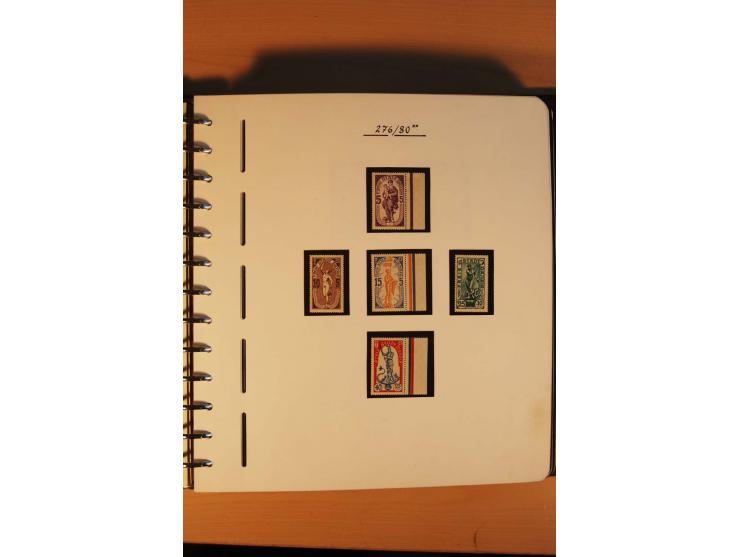 1766/1945, umfangreiche ungebrauchte/postfrische und gestempelte Sammlung mit Briefen und vielen besseren Werten, beginnend m