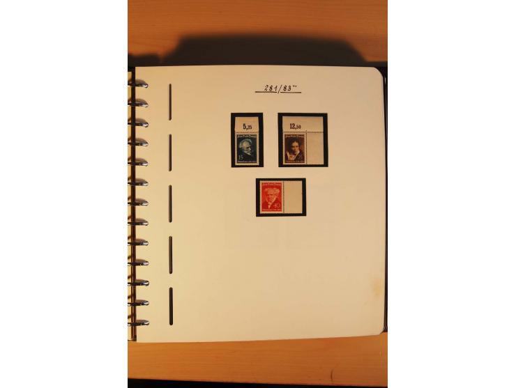 1766/1945, umfangreiche ungebrauchte/postfrische und gestempelte Sammlung mit Briefen und vielen besseren Werten, beginnend m