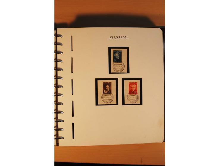 1766/1945, umfangreiche ungebrauchte/postfrische und gestempelte Sammlung mit Briefen und vielen besseren Werten, beginnend m