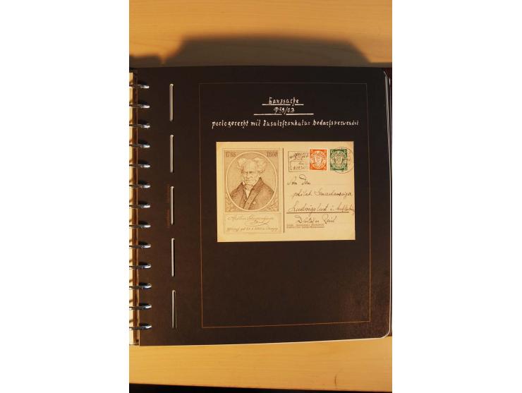 1766/1945, umfangreiche ungebrauchte/postfrische und gestempelte Sammlung mit Briefen und vielen besseren Werten, beginnend m