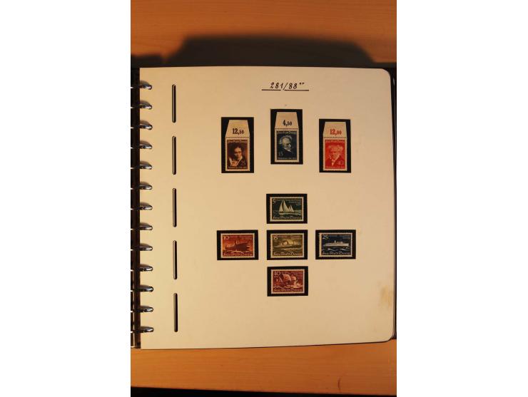 1766/1945, umfangreiche ungebrauchte/postfrische und gestempelte Sammlung mit Briefen und vielen besseren Werten, beginnend m