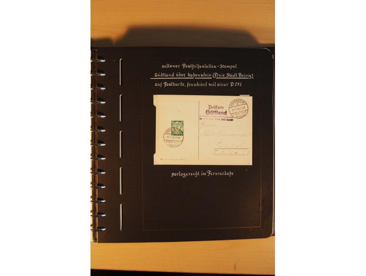 1766/1945, umfangreiche ungebrauchte/postfrische und gestempelte Sammlung mit Briefen und vielen besseren Werten, beginnend m