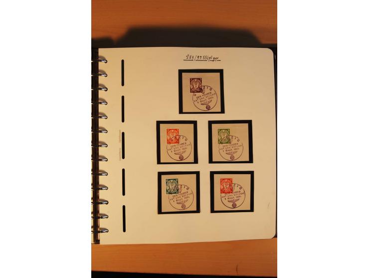 1766/1945, umfangreiche ungebrauchte/postfrische und gestempelte Sammlung mit Briefen und vielen besseren Werten, beginnend m