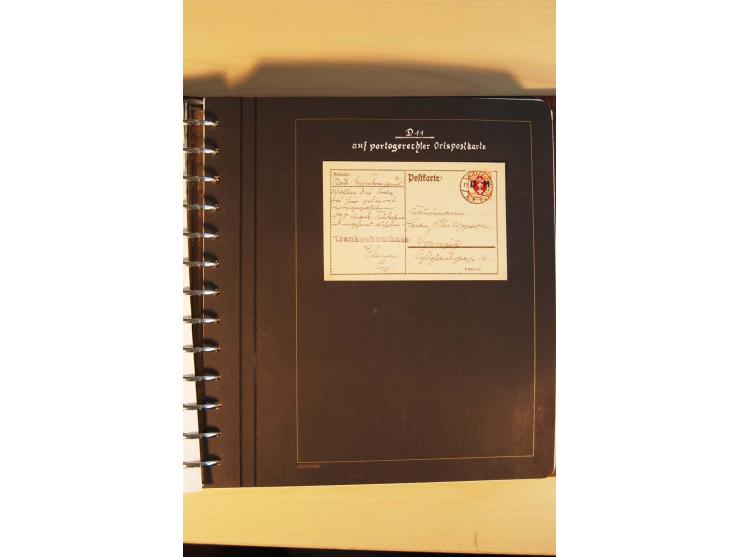 1766/1945, umfangreiche ungebrauchte/postfrische und gestempelte Sammlung mit Briefen und vielen besseren Werten, beginnend m