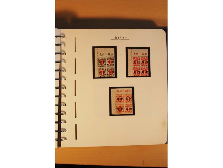 1766/1945, umfangreiche ungebrauchte/postfrische und gestempelte Sammlung mit Briefen und vielen besseren Werten, beginnend m