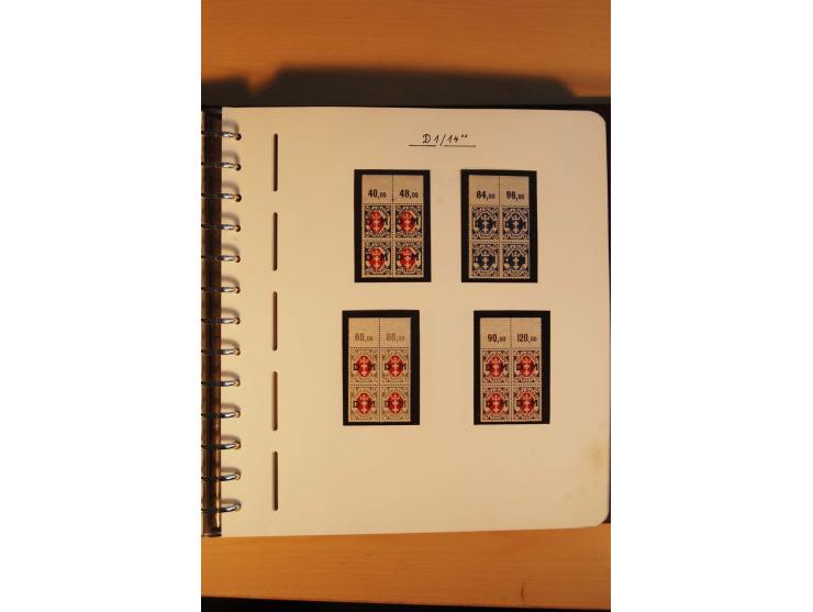 1766/1945, umfangreiche ungebrauchte/postfrische und gestempelte Sammlung mit Briefen und vielen besseren Werten, beginnend m
