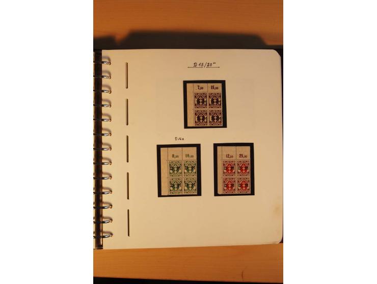 1766/1945, umfangreiche ungebrauchte/postfrische und gestempelte Sammlung mit Briefen und vielen besseren Werten, beginnend m