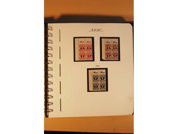1766/1945, umfangreiche ungebrauchte/postfrische und gestempelte Sammlung mit Briefen und vielen besseren Werten, beginnend m