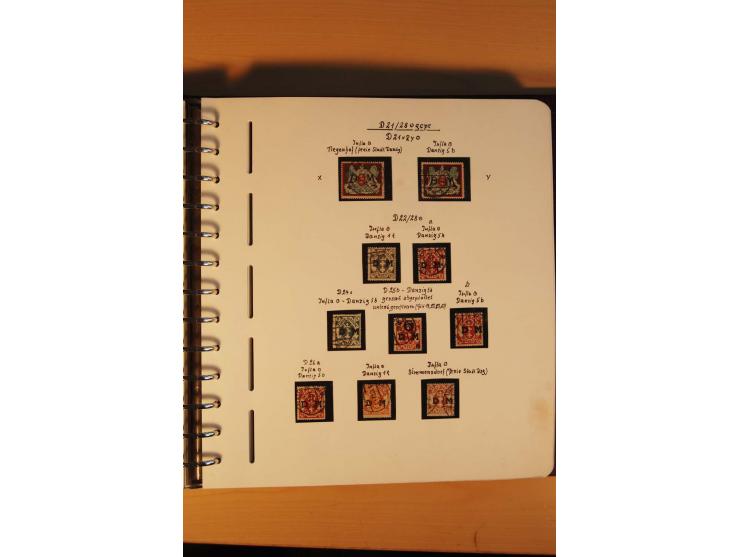 1766/1945, umfangreiche ungebrauchte/postfrische und gestempelte Sammlung mit Briefen und vielen besseren Werten, beginnend m
