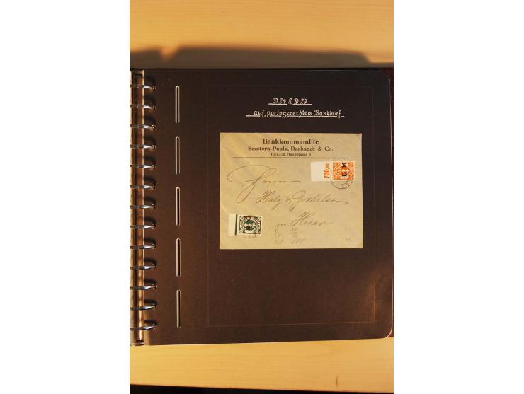 1766/1945, umfangreiche ungebrauchte/postfrische und gestempelte Sammlung mit Briefen und vielen besseren Werten, beginnend m